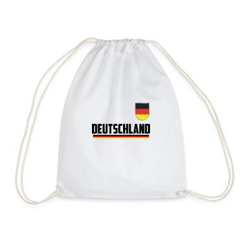 Deutschland Fußball Deutschland - Turnbeutel - Weiß - Vorne
