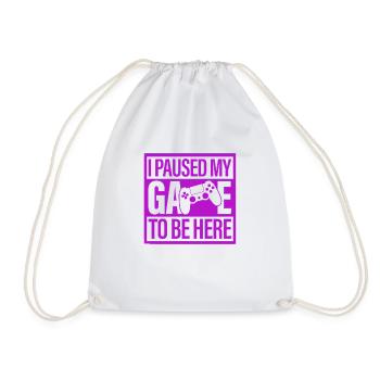 Gamer Jeu En Ligne Jeux Sur Ordinateur Arcade Neon - Sac de sport léger - blanc - Devant