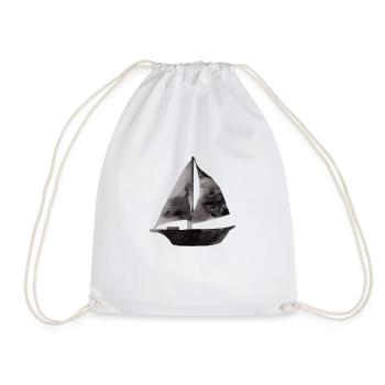 Sailing Sailing Sailboat Sailing Sailing Ship Sailing - Drawstring Bag - white - Front