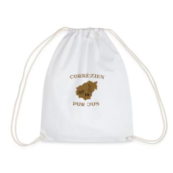Corrézien pur jus - Sac de sport léger - blanc - Devant