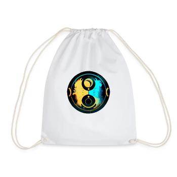 Yin-Yang-Harmonie - Turnbeutel - Weiß - Vorne
