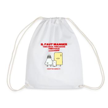 Bien Manger - Boost tes Gamma GT - Sac de sport léger - blanc - Devant