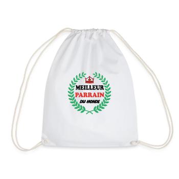 MEILLEUR PARRAIN DU MONDE - Sac de sport léger - blanc - Devant