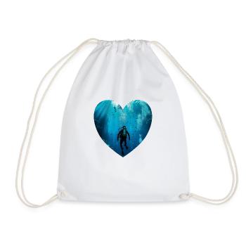 La plongée est plus qu’un simple passe-temps - Sac de sport léger - blanc - Devant