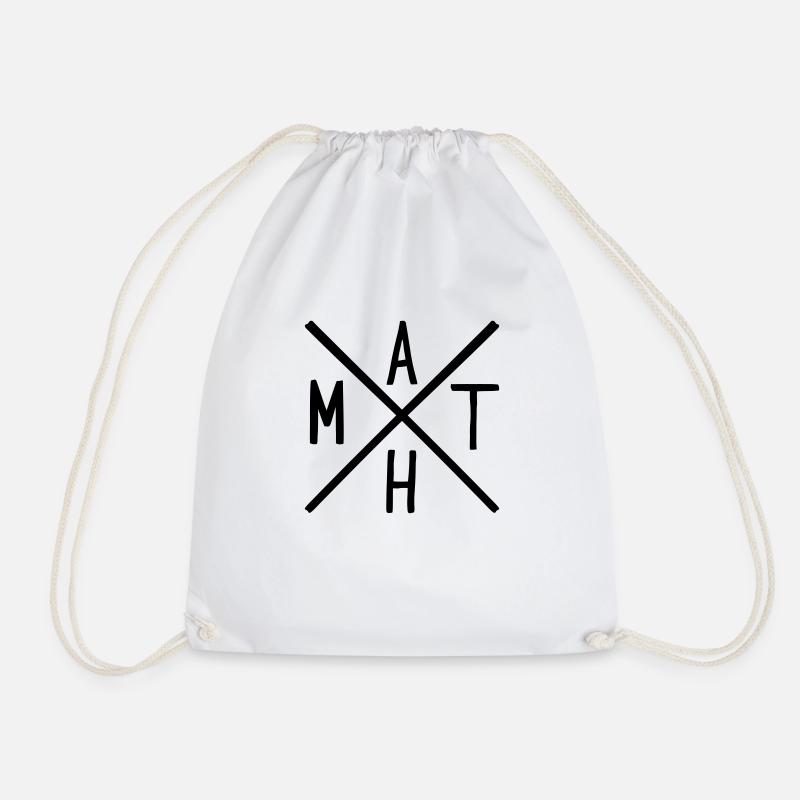 Mathématiques - Sac de sport léger - blanc