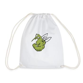 Moustique fort 02 - Sac de sport léger - blanc - Devant