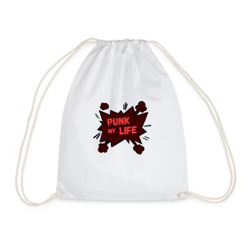 punk my life - Sac de sport léger - blanc - Devant