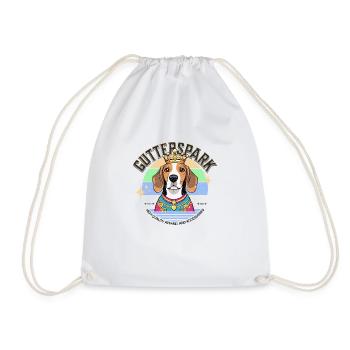 Gutterspark Design Beagle - Sac de sport léger - blanc - Devant