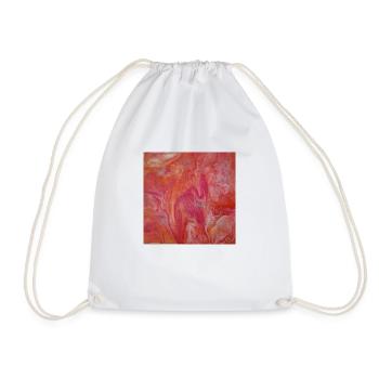 Coulée rose - Sac de sport léger - blanc - Devant