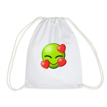 Alien Love Love Aliens Heart Heart Extraterrestrial I - Drawstring Bag - white - Front