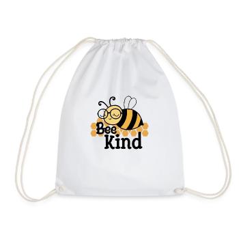Bee Child Bee Bee - Drawstring Bag - white - Front