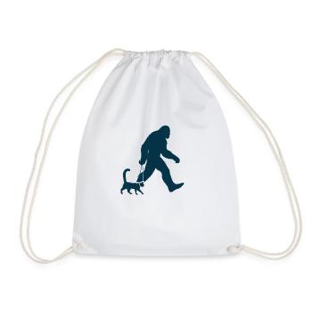 Chat Bigfoot - Sac de sport léger - blanc - Devant