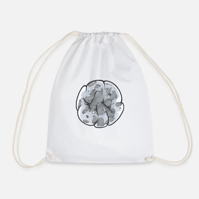 Graff Moon - Drawstring Bag - white