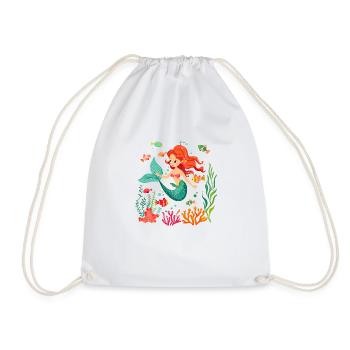 Le mythe de la sirène - Sac de sport léger - blanc - Devant
