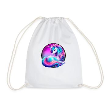 La vie de licorne - Sac de sport léger - blanc - Devant