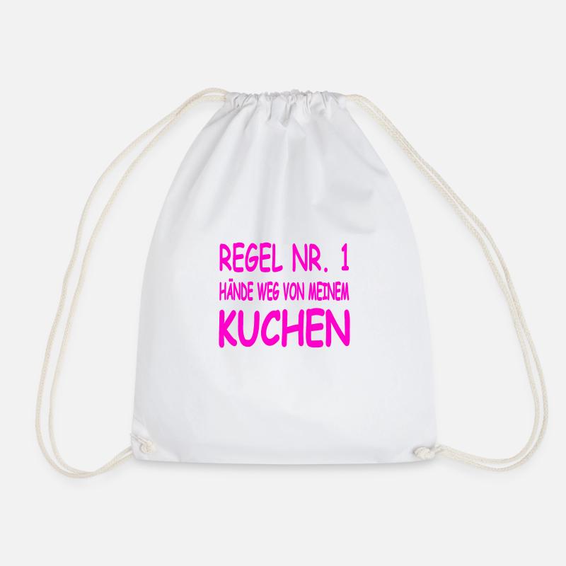 Kuchen - Turnbeutel - Weiß