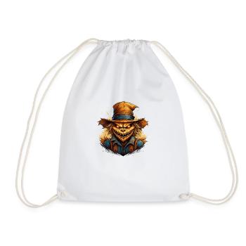 Sauvage, en colère, épouvantail, motivation, sport - Sac de sport léger - blanc - Devant