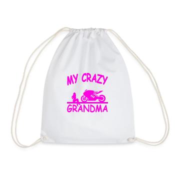 Granny - Drawstring Bag - white - Front
