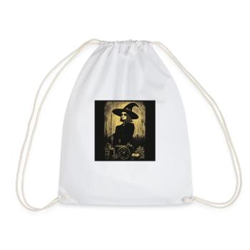 Sorcière d’Halloween - Sac de sport léger - blanc - Devant