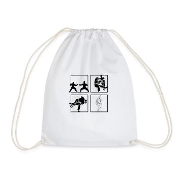 Judo - Turnbeutel - Weiß - Vorne
