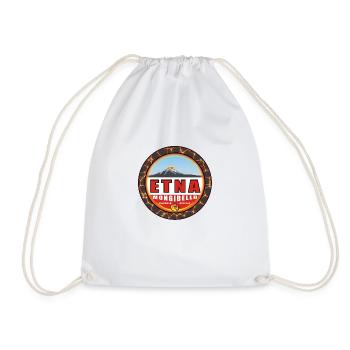 Etna Sicily Mongibello Catania - Drawstring Bag - white - Front