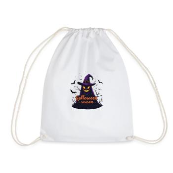Conception de la saison d’Halloween – Evil Jack-o'-Lantern Wit - Sac de sport léger - blanc - Devant