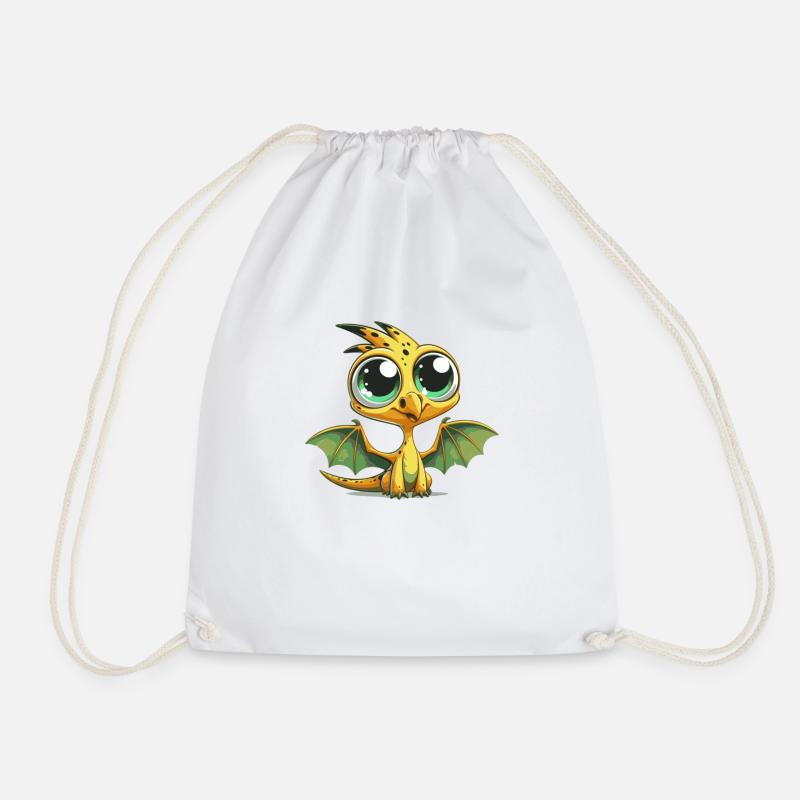 Baby Monster - Drawstring Bag - white