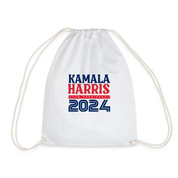 Vintage Kamala Harris 2024 for the electorate campaign - Drawstring Bag - white - Front