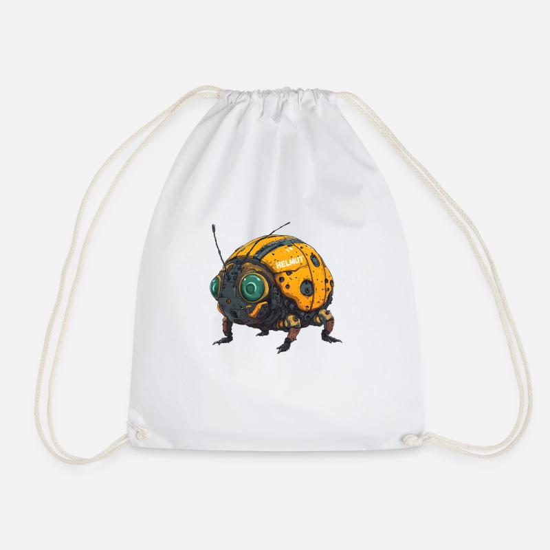 HELMUT der BUG - Turnbeutel - Weiß