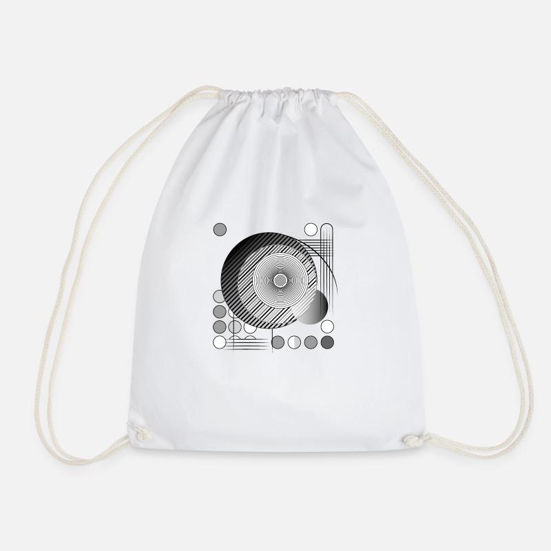 Design "Threads of Perception" - Turnbeutel - Weiß