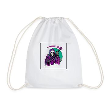Neon reaper - Turnbeutel - Weiß - Vorne