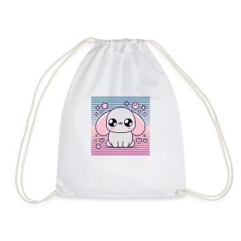 Design "Sweet Starry Paws" - Turnbeutel - Weiß - Vorne