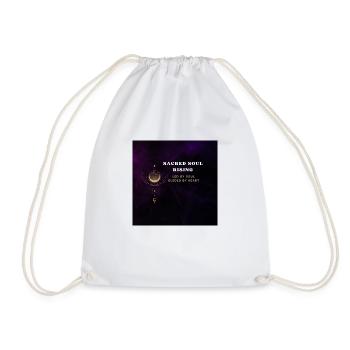 Copy of Sacred Soul Rising Logo 2 copy 2 - Drawstring Bag - white - Front