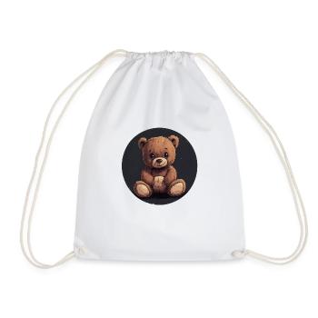 Herzensbär : Câlin et plein d’amour ! - Sac de sport léger - blanc - Devant