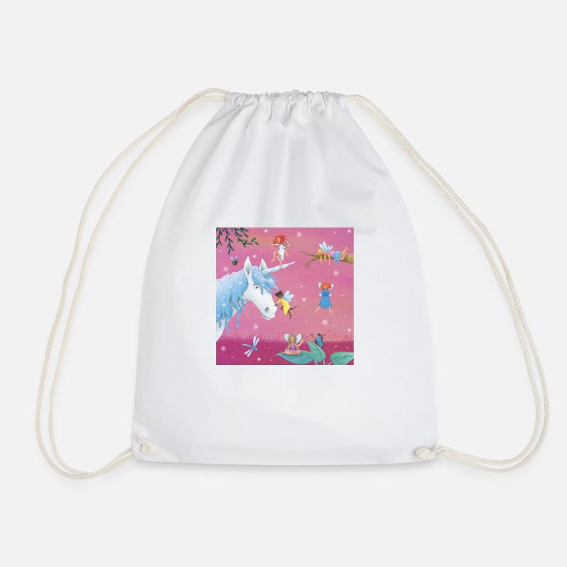 Elven Spell - Drawstring Bag - white