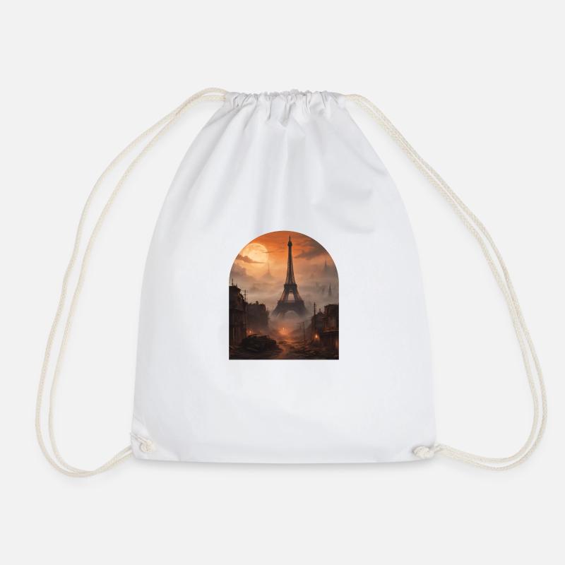La tour Eiffel - Sac de sport léger - blanc