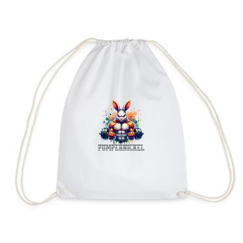 Pumpernickel Gym Training Drôle - Sac de sport léger - blanc - Devant