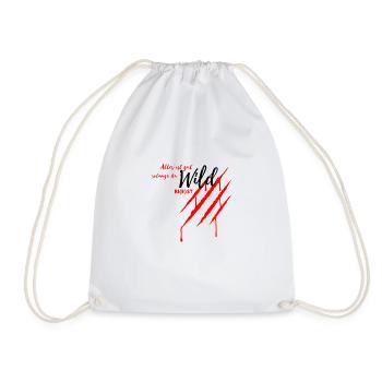 Tout va bien tant que vous êtes sauvage - Wild Beast fb - Sac de sport léger - blanc - Devant