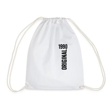 1990 Jubiläumsgeschenk 1990 Limitierte Auflage 1990 - Turnbeutel - Weiß - Vorne