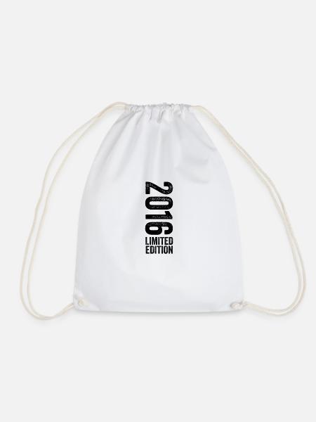 2016 - Limited Edition 2016 Geburtstag - Turnbeutel - Weiß