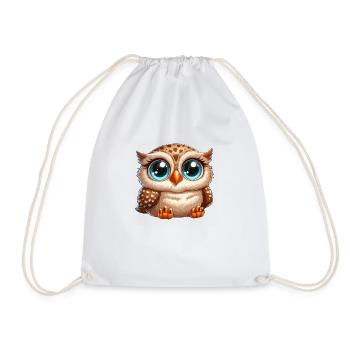 Hibou - Sac de sport léger - blanc - Devant