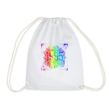 1995 legend happy Vintage Birthday Birth Year - Drawstring Bag - white - Front