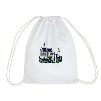 Schloss Neuschwanstein - Drawstring Bag - white - Front