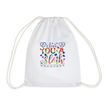 xoxo love you amore Flowers Women Valentine day 14 - Drawstring Bag - white - Front