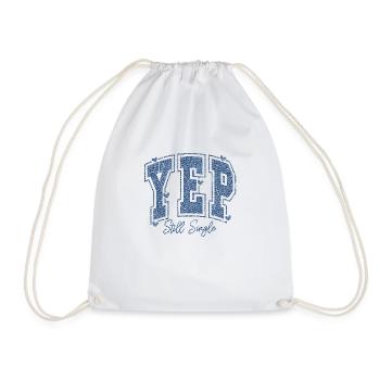 xoxo love you amore Flowers Women Valentine day 14 - Drawstring Bag - white - Front