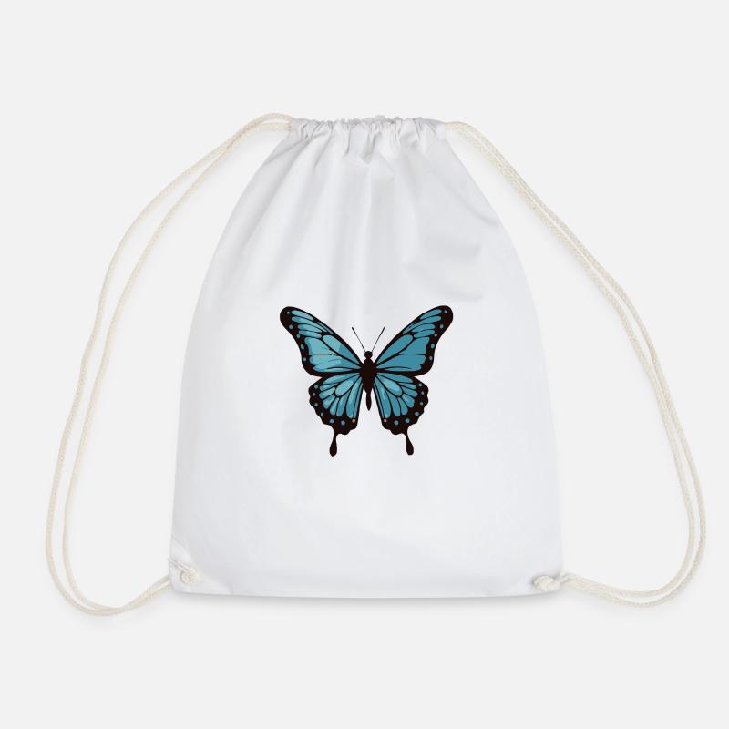 Schmetterling - Turnbeutel - Weiß