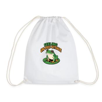 Unfroggettable - Sac de sport léger - blanc - Devant