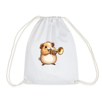 Hamster Trompette Musikverein - Sac de sport léger - blanc - Devant