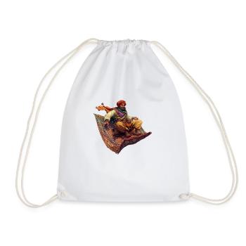 Der fliegende Teppich - Turnbeutel - Weiß - Vorne