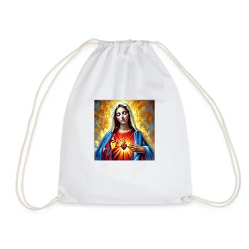 Sainte Marie Marie Vierge Marie Sainte - Sac de sport léger - blanc - Devant